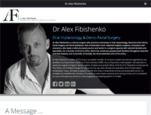 Tablet Screenshot of dralexfibishenko.com.au
